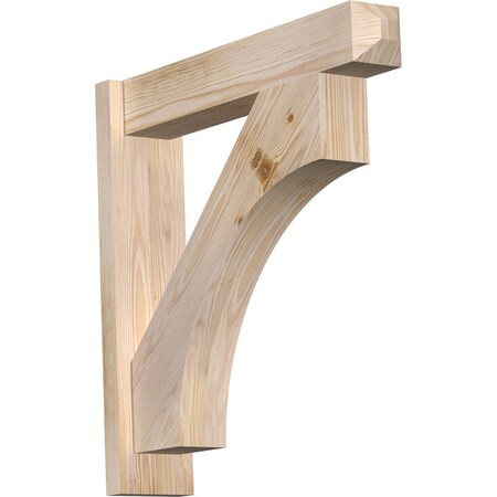 Ekena Millwork Westlake Smooth Craftsman Outlooker, Douglas Fir, 5 1/2"W x 26"D x 26"H OUT06X26X26WTL04SDF